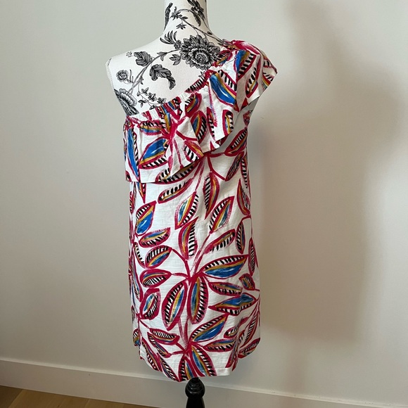 NWOT J.Crew one shoulder floral dress - Picture 3 of 3